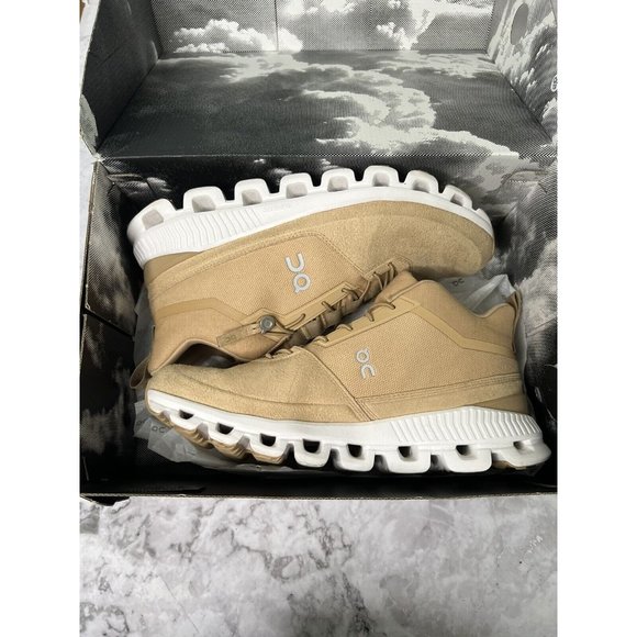 On Cloudswift Monochrome Hi Top Sneakers In Dune Womens Size 9.5 - Picture 3 of 11